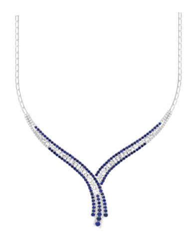 Sapphire Splendour Necklace